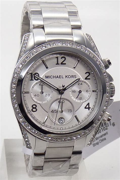 michael kors damenuhr silber amazon|michael kors damenuhren silber.